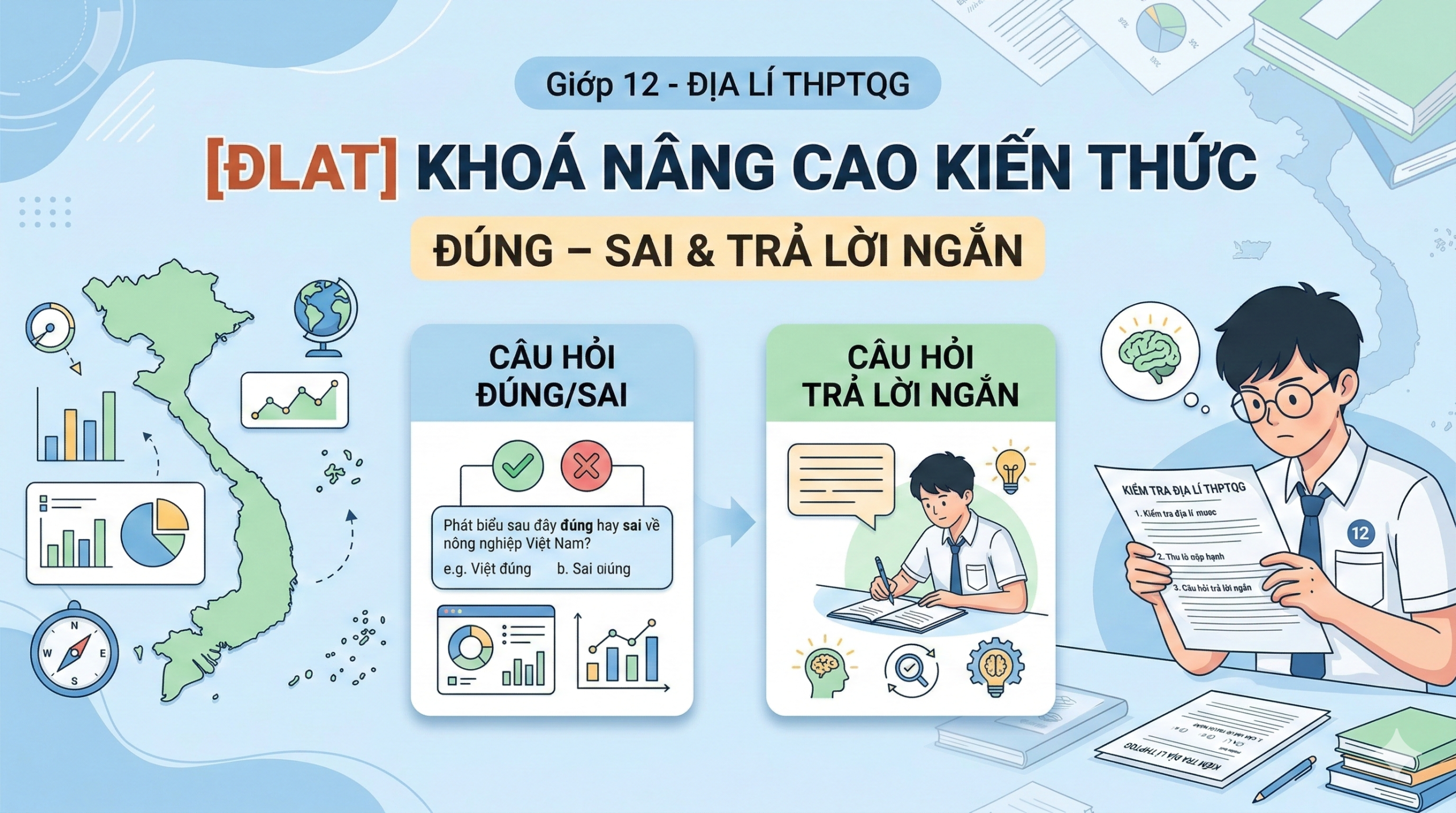 Bảo vệ: [ĐLAT] KHOÁ NÂNG CAO KIẾN THỨC – ĐÚNG SAI VÀ TRẢ LỜI NGẮN